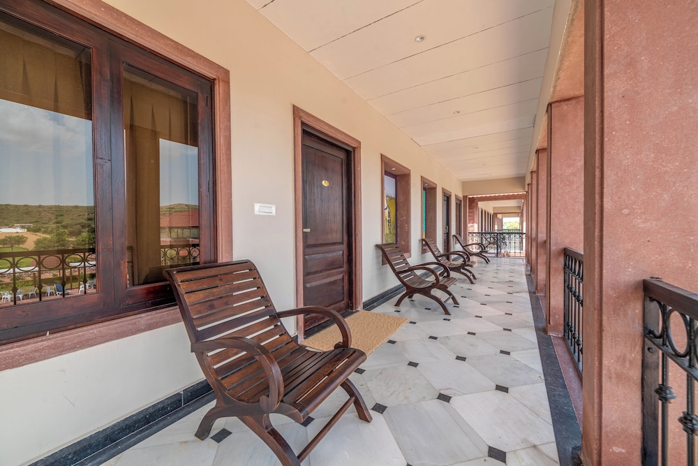 Corridor and room frontage at The Gateway Osian